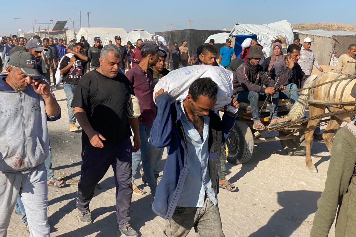 نحو 30 شهيداً خلال التوجّه لاستلام مساعدات