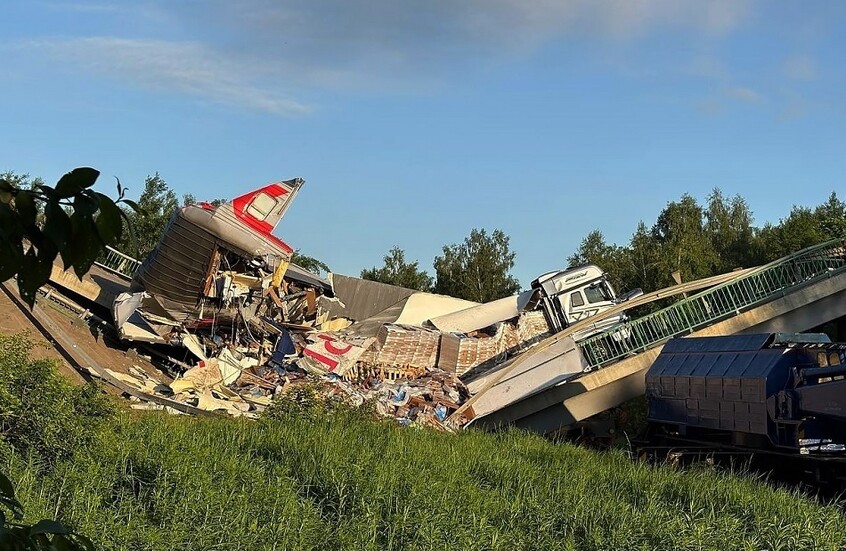 بحادثي سكك الحديد في مقاطعتي بريانسك وكورسك