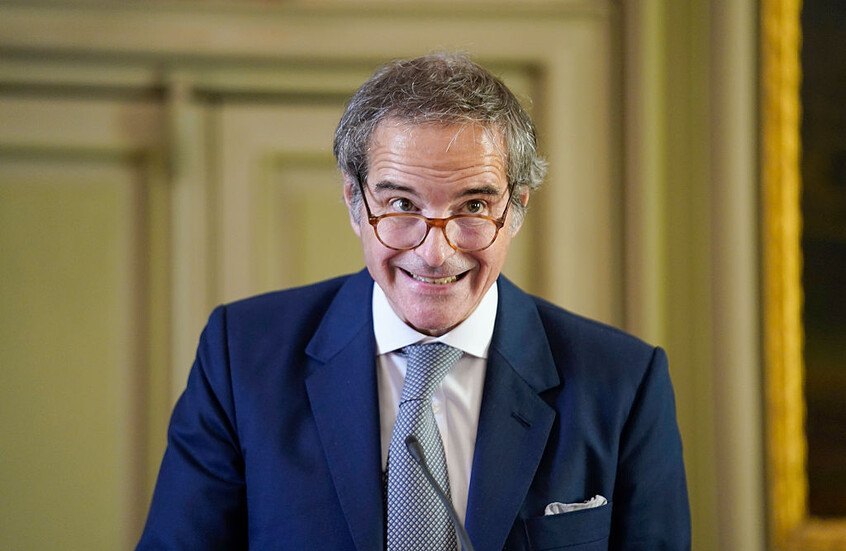 المدير العام للوكالة الدولية للطاقة الذرية رافائيل غروسي