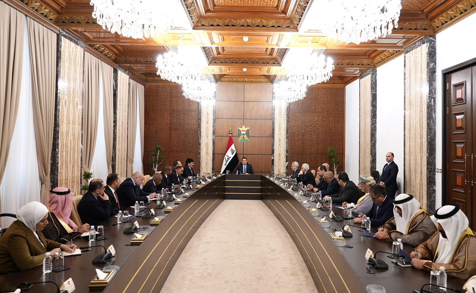 سفراء ورؤساء البعثات الدبلوماسية العربية لدى العراق