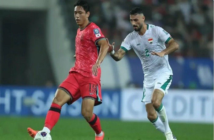 منخب العراق وكوريا الجنوبية