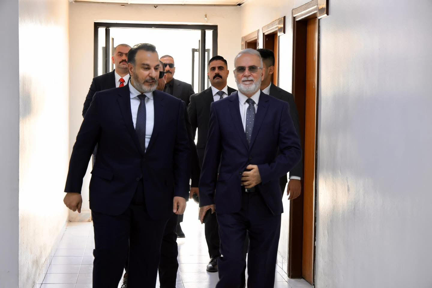 محافظ بغداد عبد المطلب العلوي و رئيس مجلس محافظة بغداد عمار الحمداني