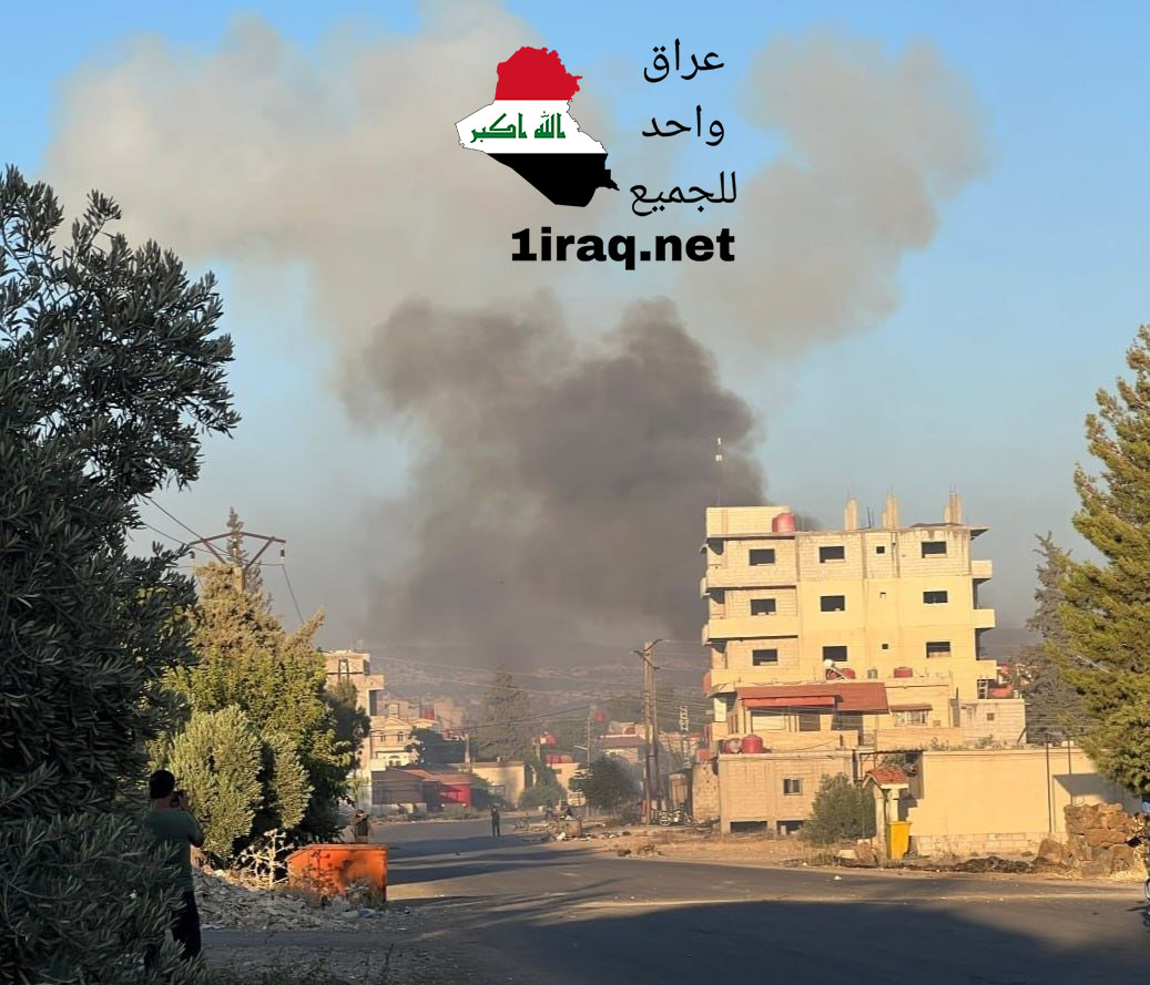 طيران الاحتلال الصهيوني استهدف مدينة السويداء.