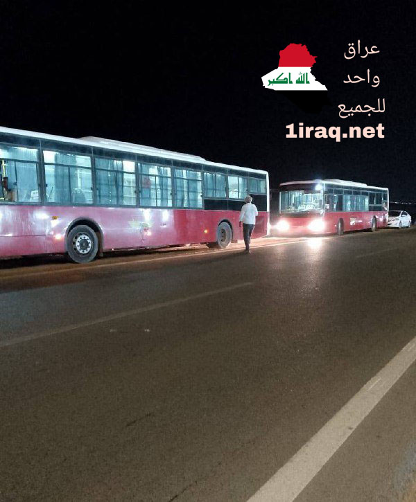 وزارة النقل، تخصيص باصات لمرافقة قوافل الزوار المتوجهين سيرا على الاقدام إلى كربلاء المقدسة