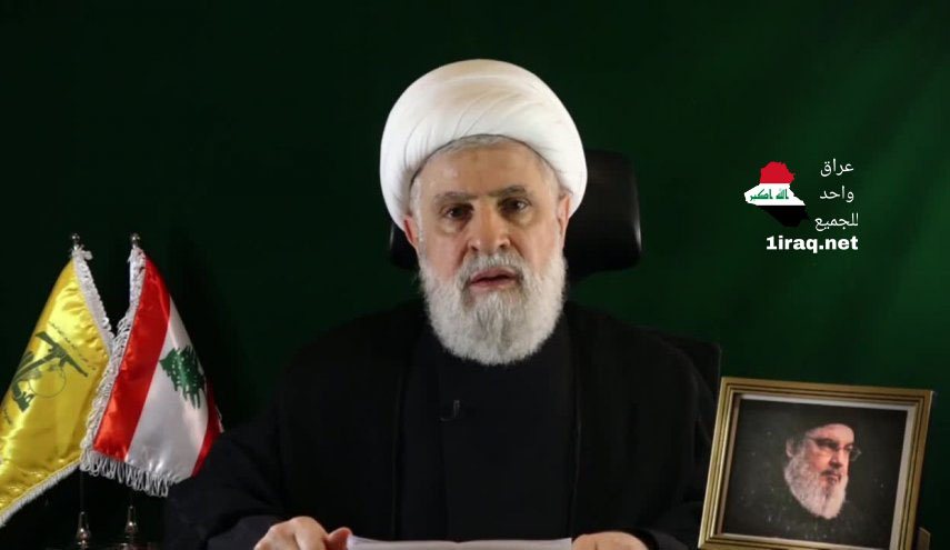 لأمين العام لحزب الله اللبناني الشيخ نعيم قاسم