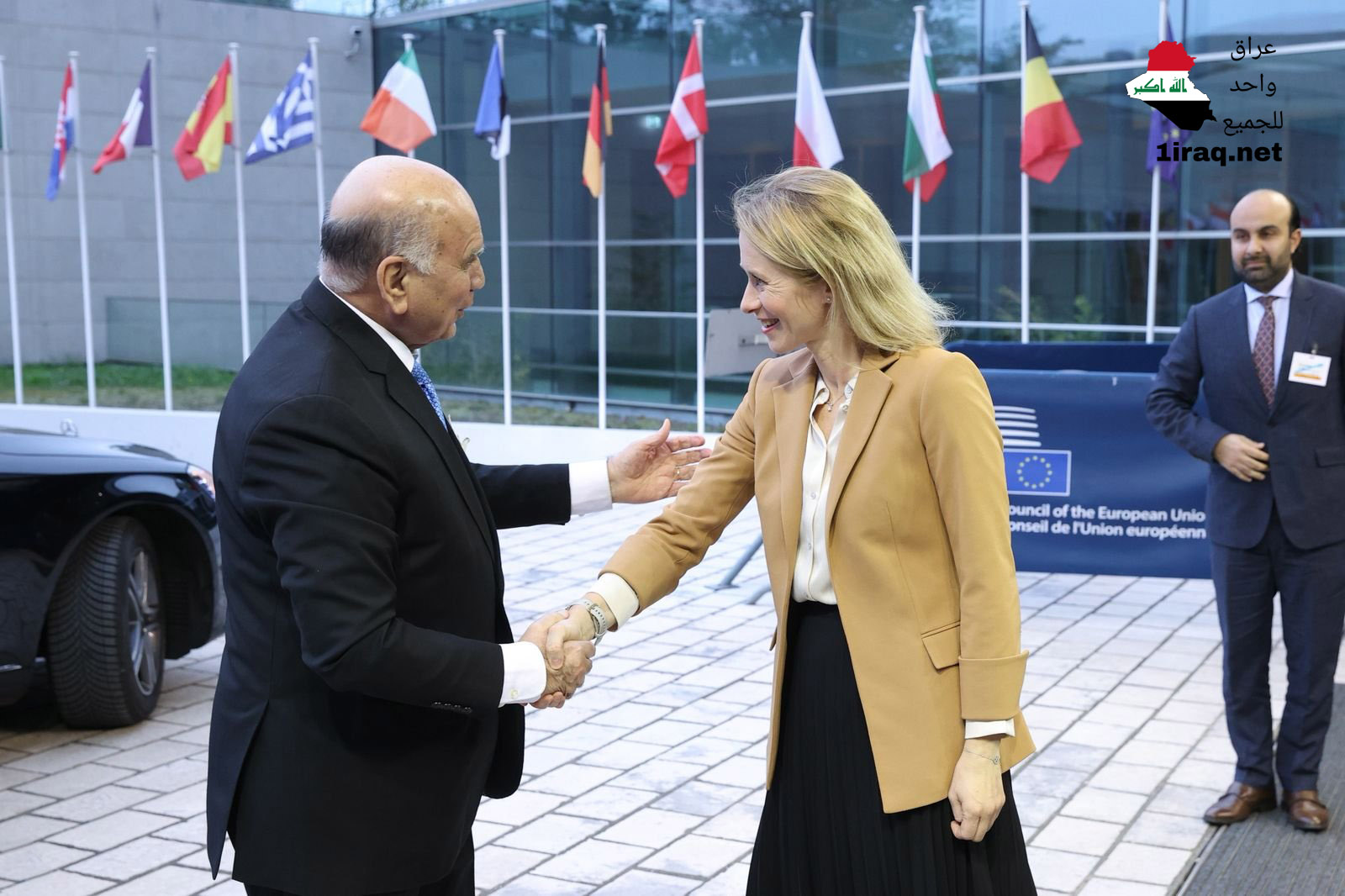 نائب رئيس مجلس الوزراء ووزير الخارجية اليد فؤاد حسين، التقى نائب رئيس المفوضية الأوروبية