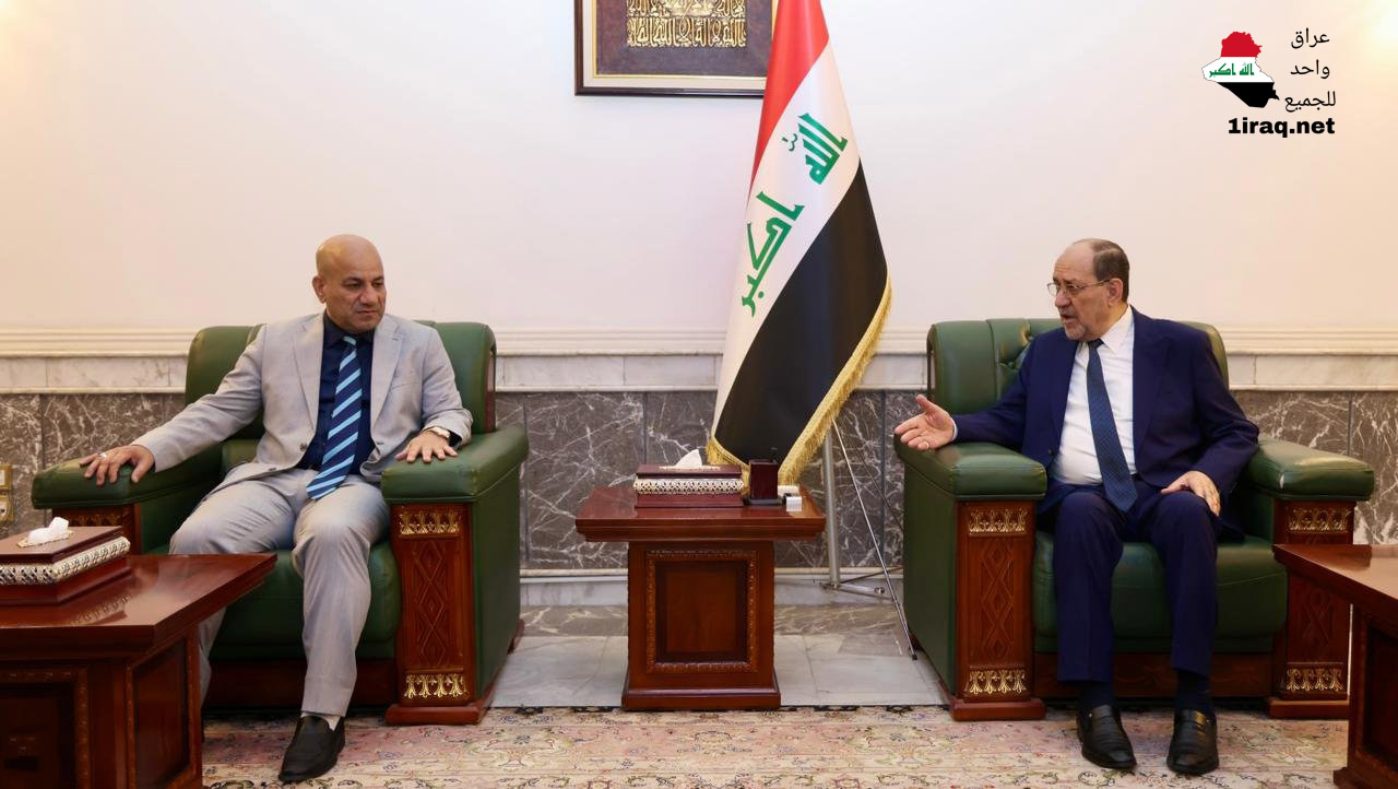 المالكي ومحافظين ديالى والبصرة